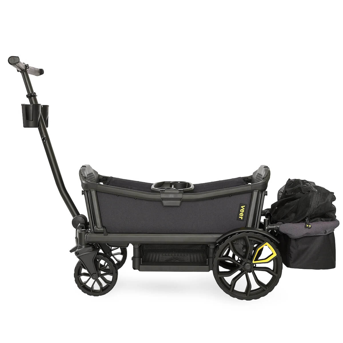 Gepäckträgertasche Veer dunkelgrau schwarz