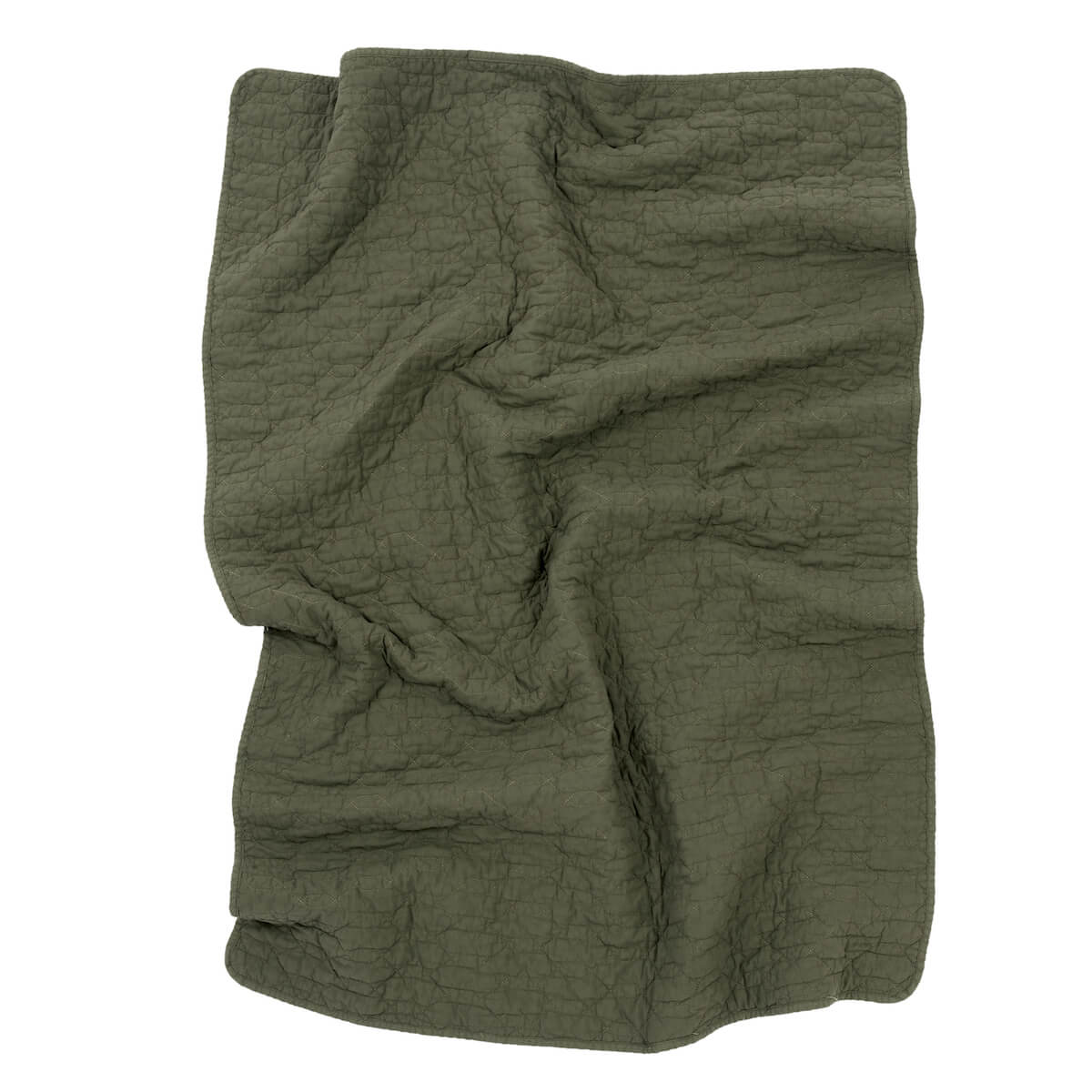 Gepolsterte Decke 100x135cm WABI SABI Nobodinoz Vetiver