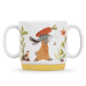 Geschirrset aus Porzellan TROIS PETITS LAPINS Moulin Roty