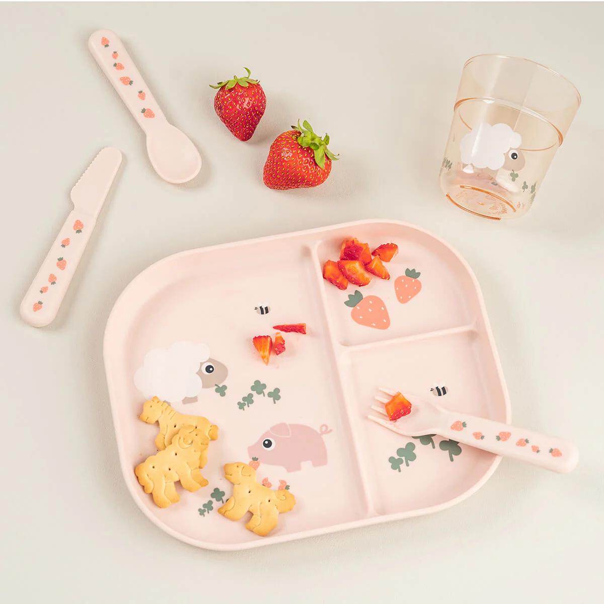 Glass L Tiny farm Done by deer Powder