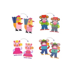 Glitzer-Aufkleber mit Tieren Djeco