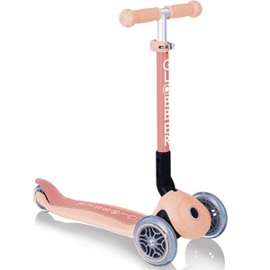 Globber Junior Roller Foldable Lights Eco Peach