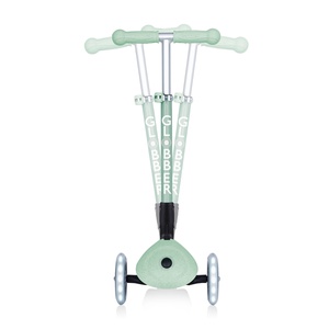 Globber Junior Roller Foldable Lights Eco Pistachio
