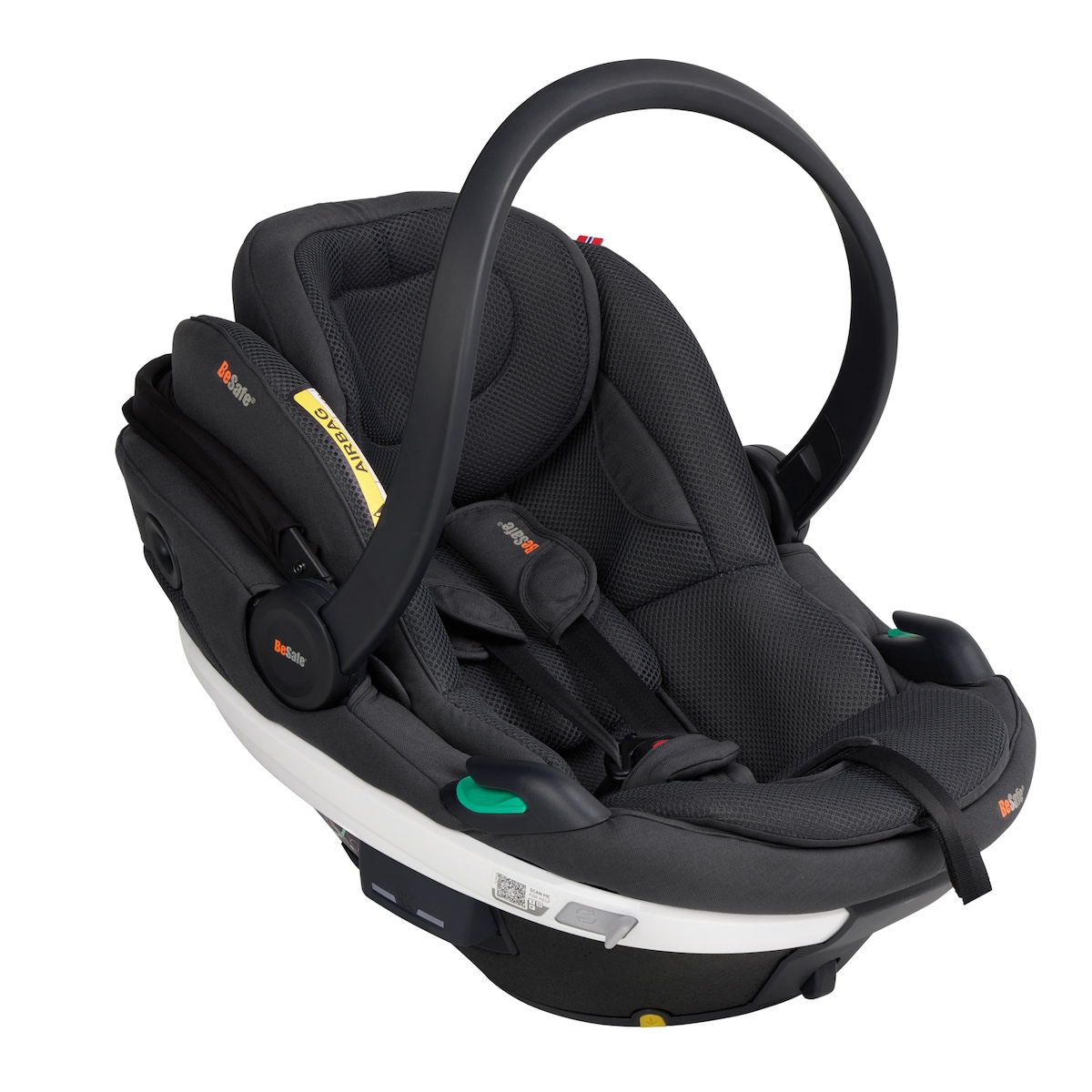 Go Beyond Autositz Gruppe 0+ Besafe anthrazit mesh