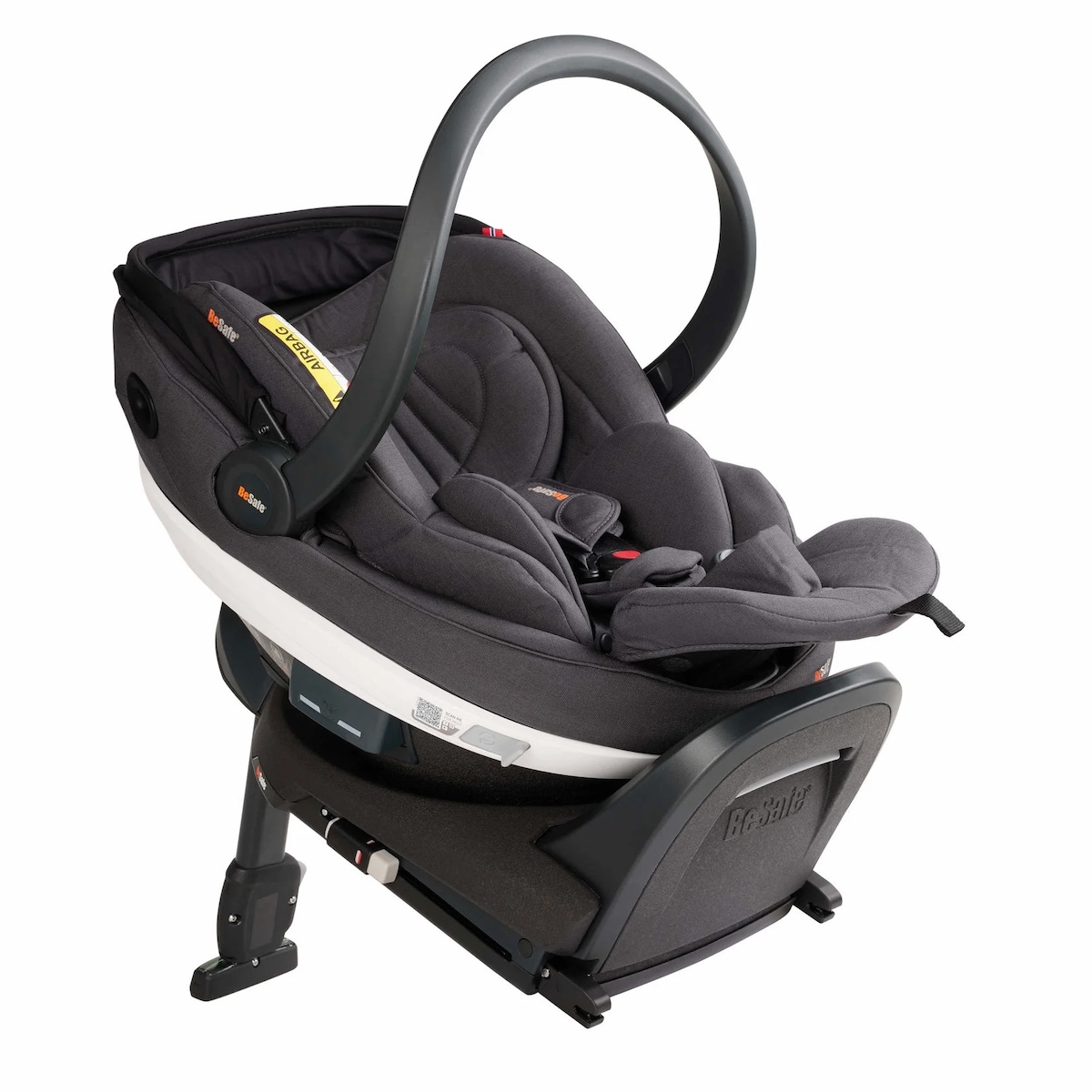 Go Beyond Autositz Gruppe 0+ Besafe dark grey mélange