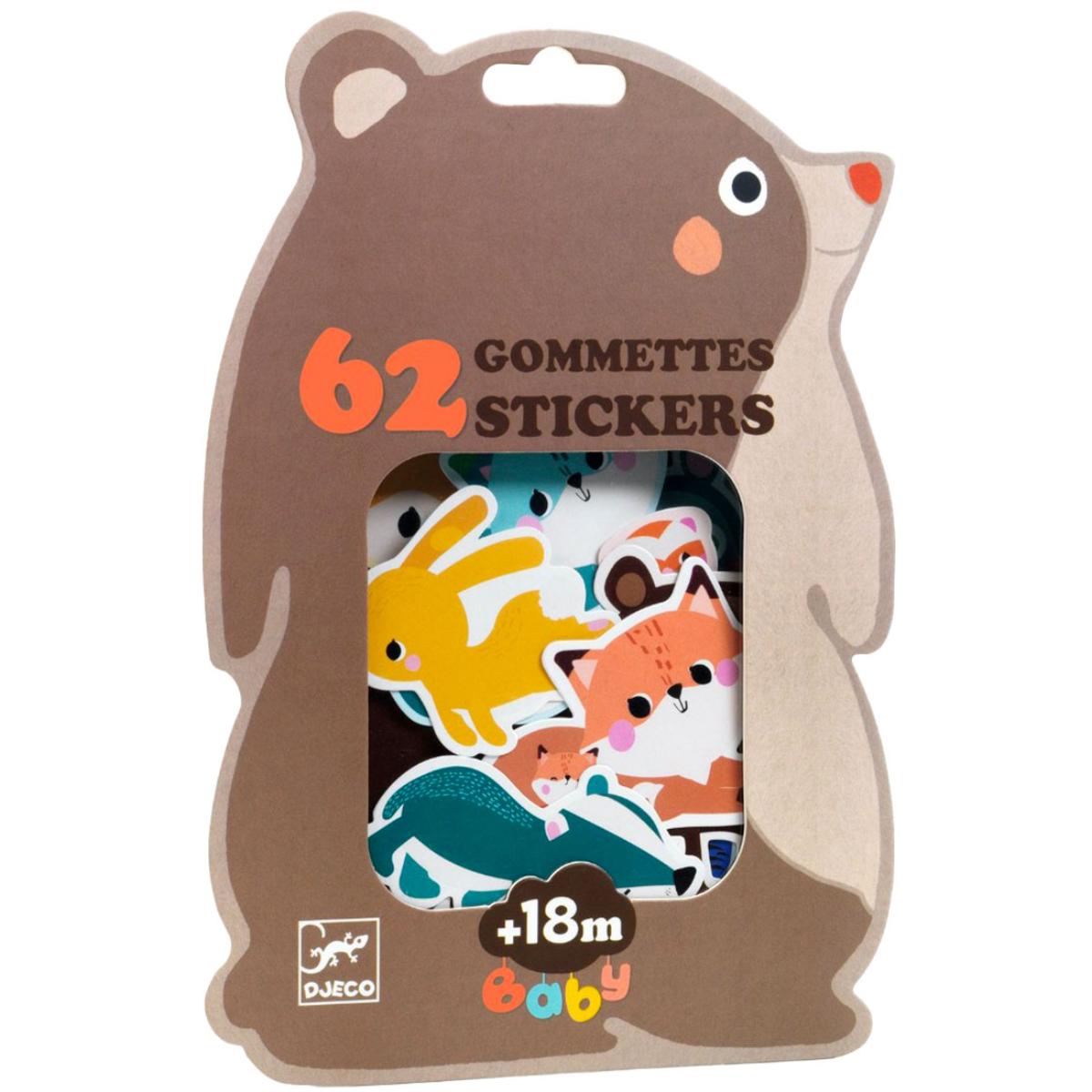 Gommettes Et Stickers Animaux de la forêt Djeco