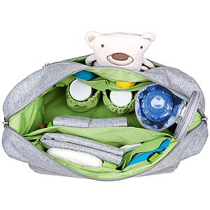 GREEN LABEL by Laessig Sac à langer small messenger noir mélange