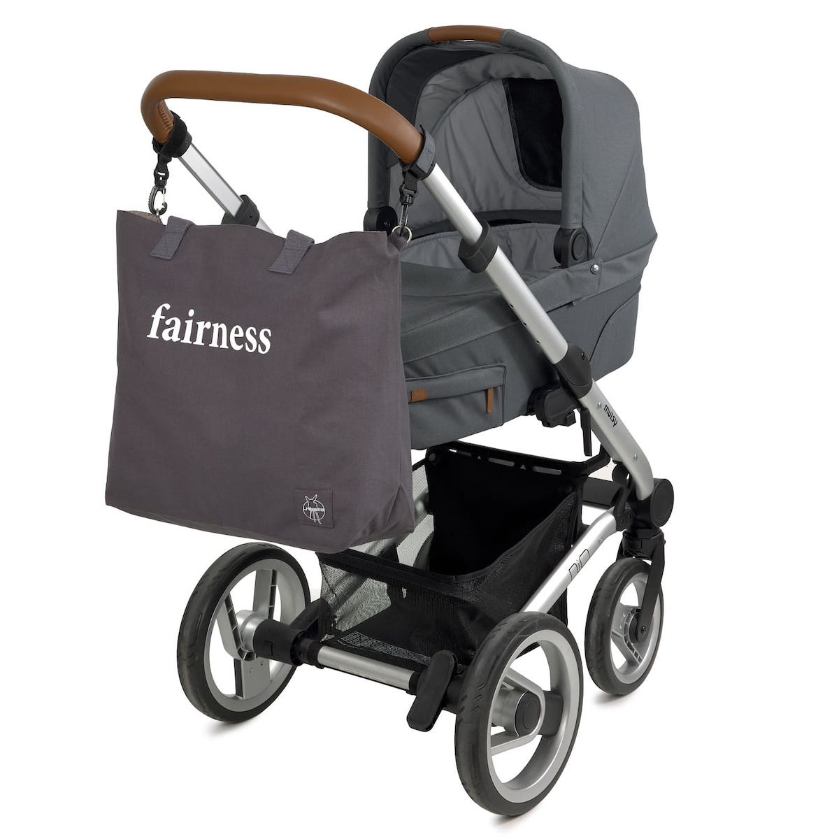 Greenlabel Cotton Statement Shopper Laessig anthracite