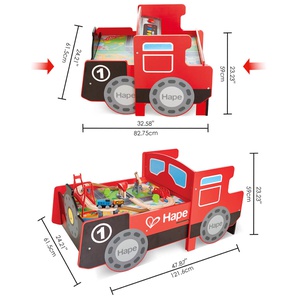 Große Eisenbahnstrecke mit Tisch LOCOMOTIVE Hape