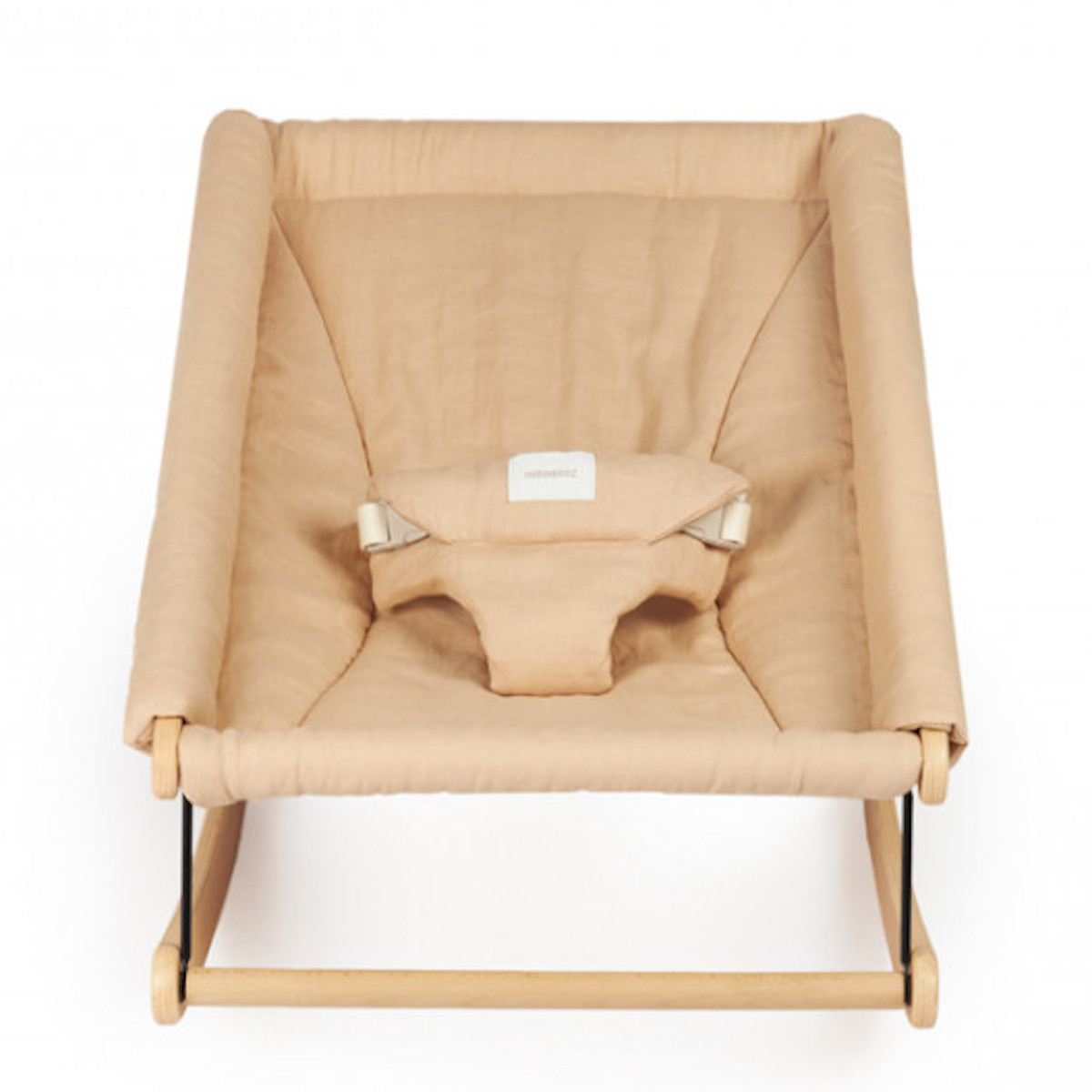 Growing Green Lin Français Baby Bouncer Cover Sand Nobodinoz