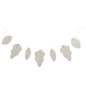 Guirlande Blätter LIN FRANCAIS Nobodinoz Greige