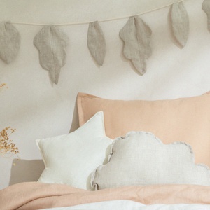 Guirlande Blätter LIN FRANCAIS Nobodinoz Greige