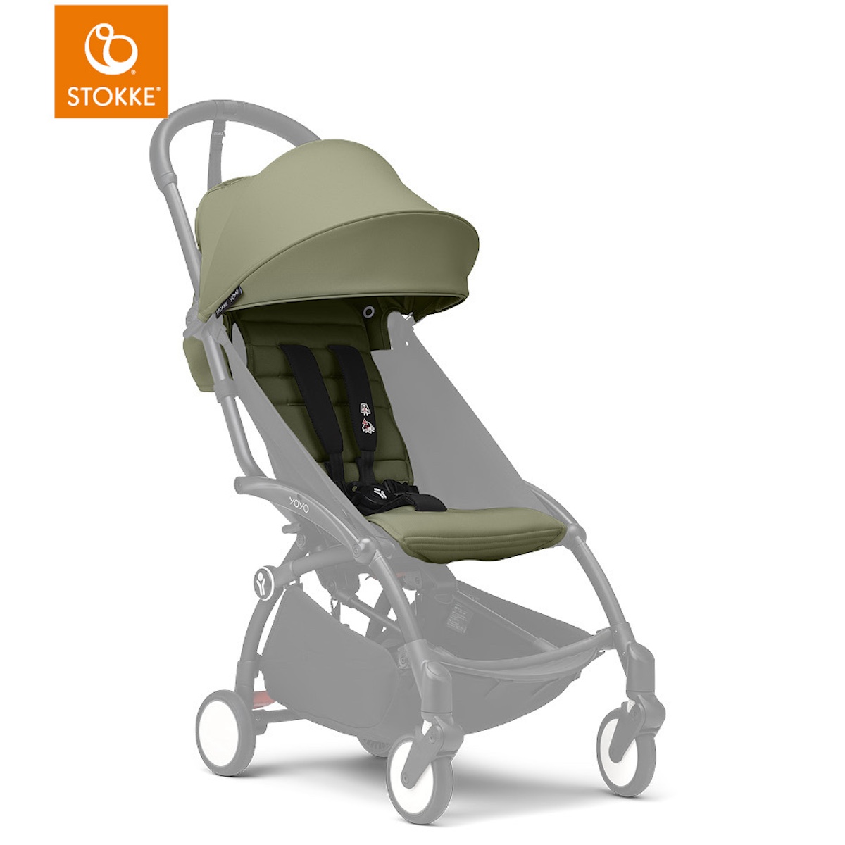 Habillage poussette YOYO 3 6+ STOKKE olive