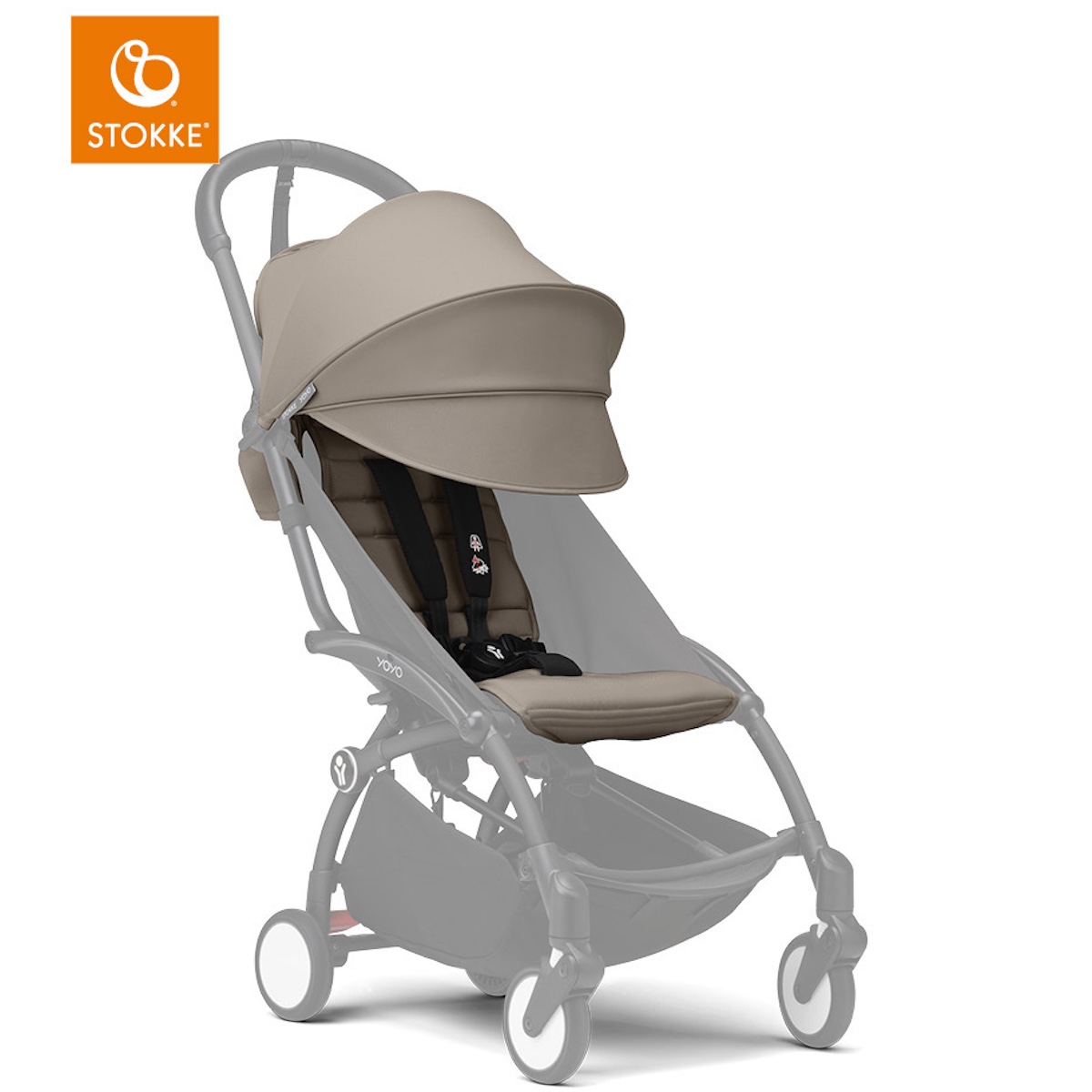 Habillage poussette YOYO 3 6+ STOKKE taupe