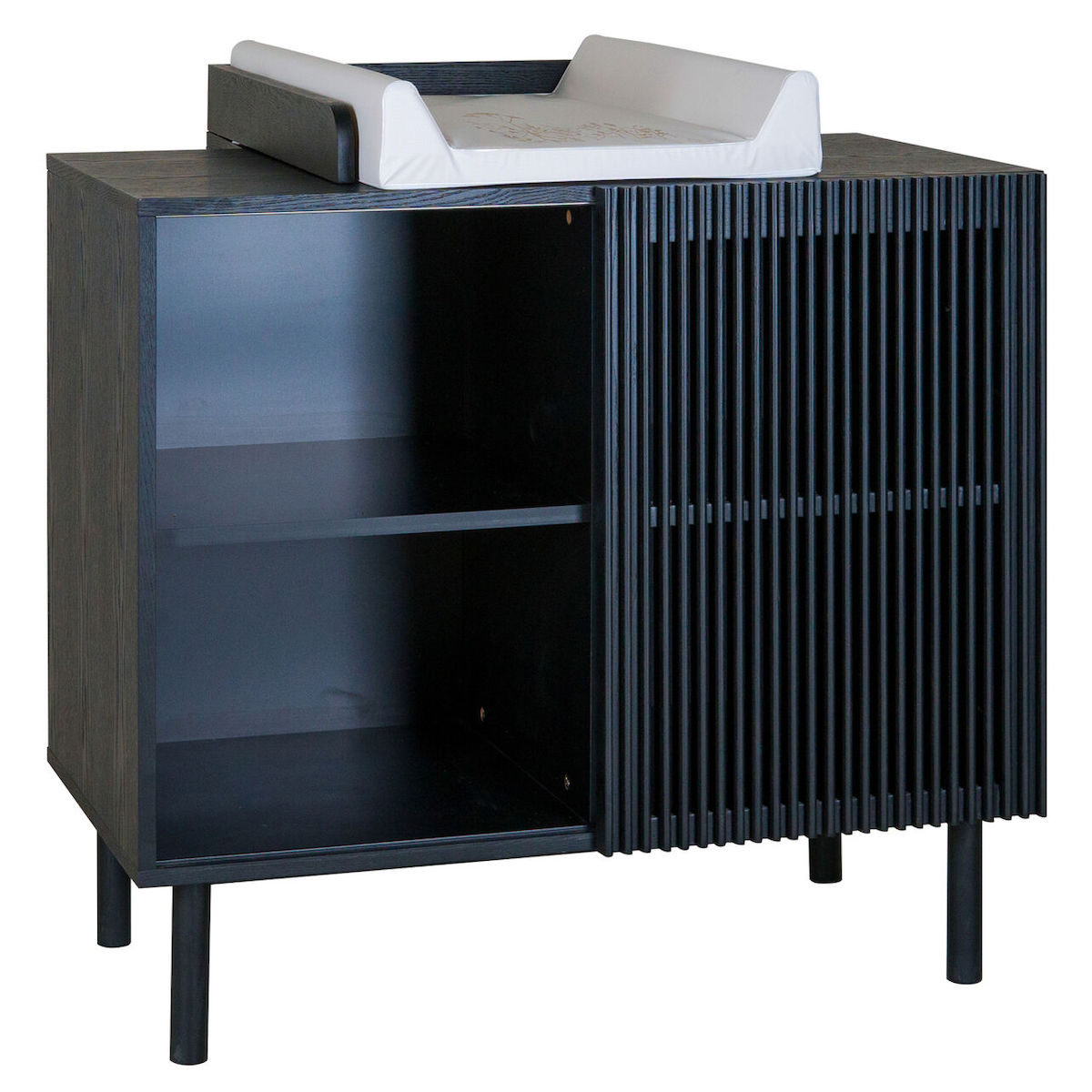 Hai No Ki Erweiterung Kommode black ash Quax