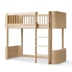 Halbhohes Hochbett 68x162cm WOOD MINI+ Oliver Furniture Eiche