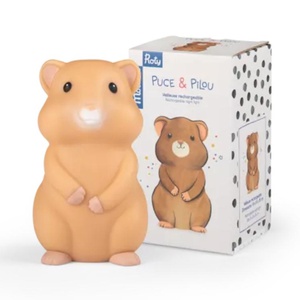 Hamster-Nachtlicht (USB) Puce & Pilou Moulin Roty