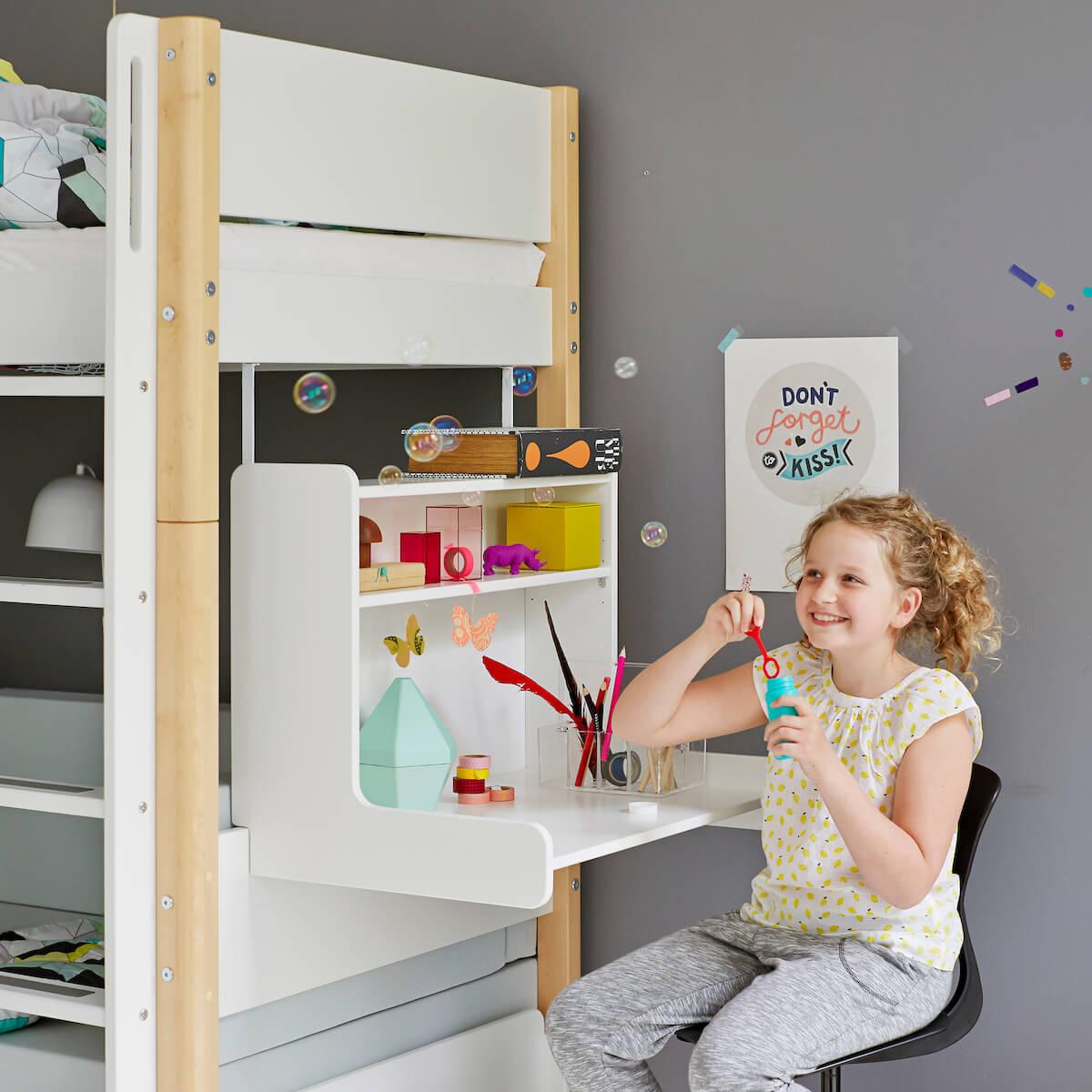 Hängeschreibtisch WHITE by Flexa weiß