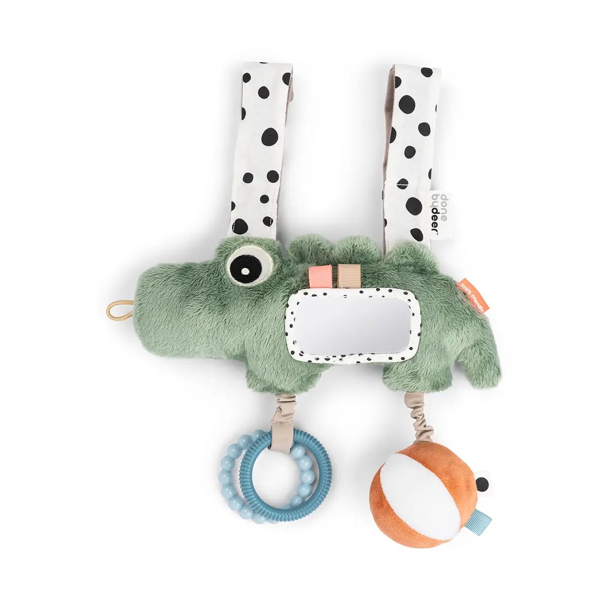 Hanging activity toy Croco Done by deer Green