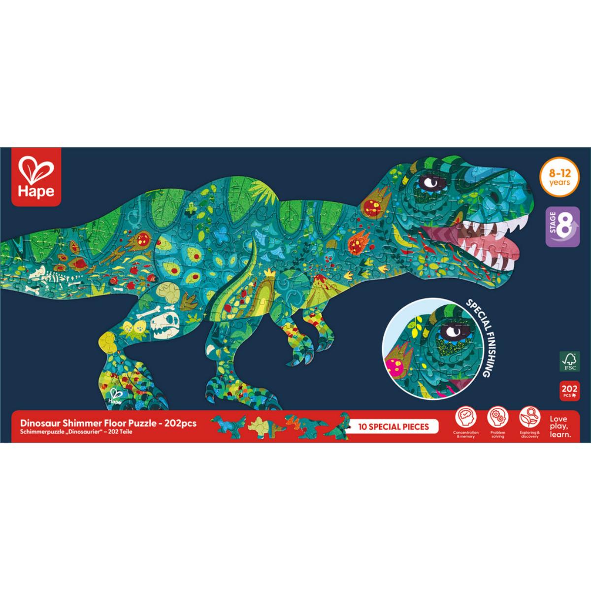Hape 200-teiliges Riesen-Dinosaurier-Puzzle