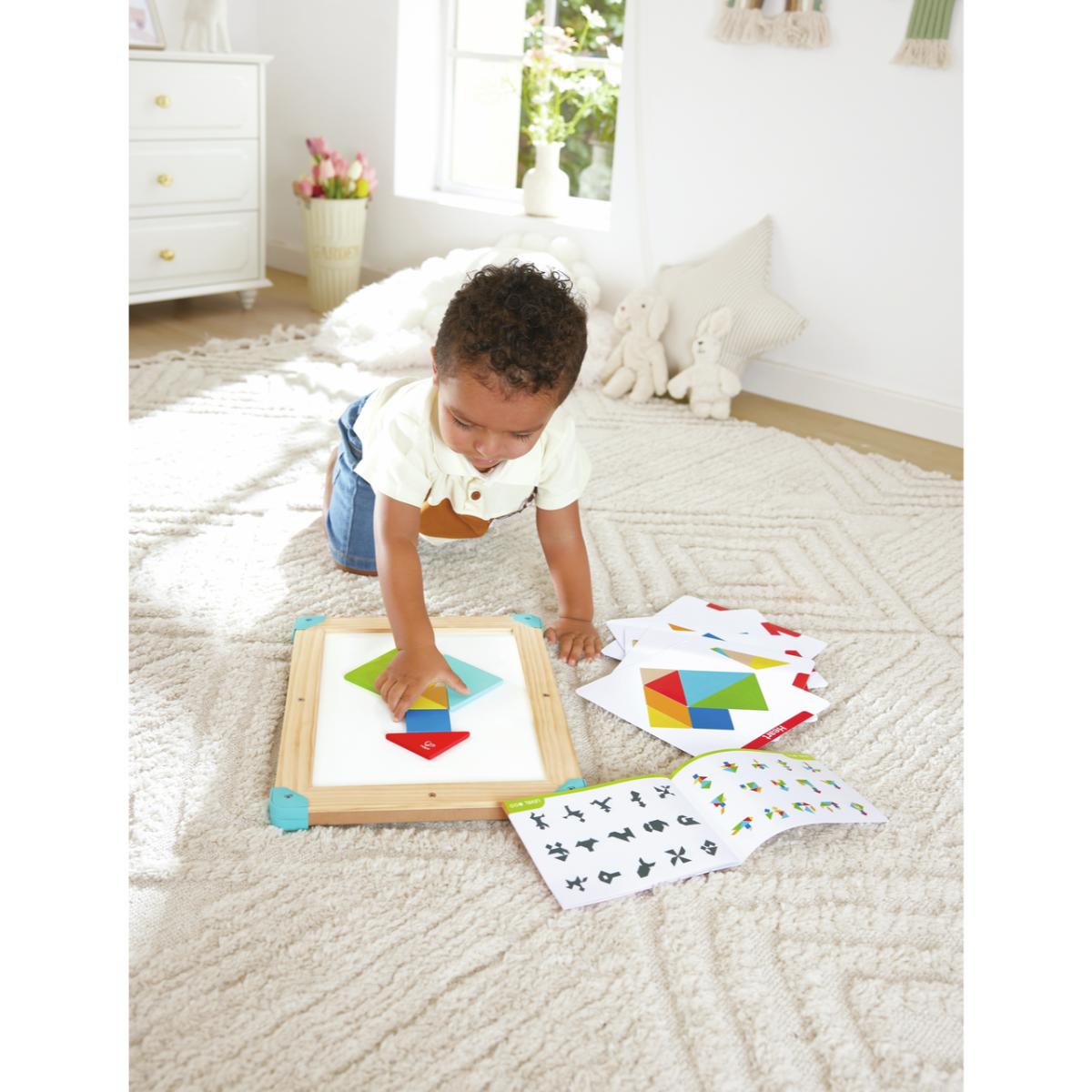 Hape 3-in-1 Tangram Magnetisches Labyrinth