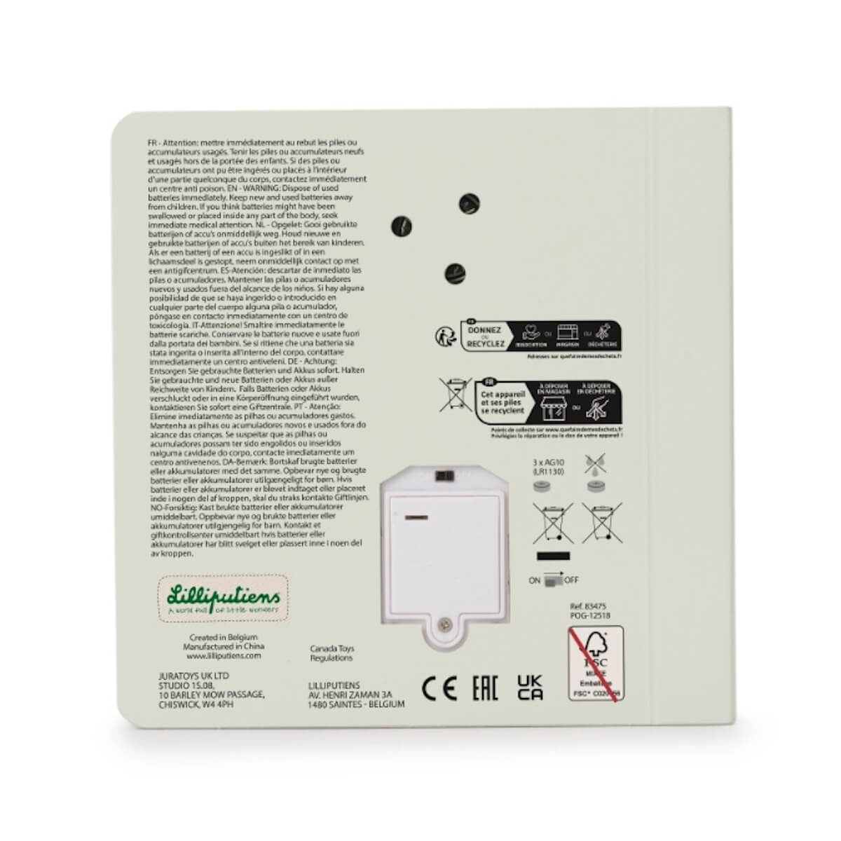 Happy Forest Lilliputiens Tast- und Klangbuch