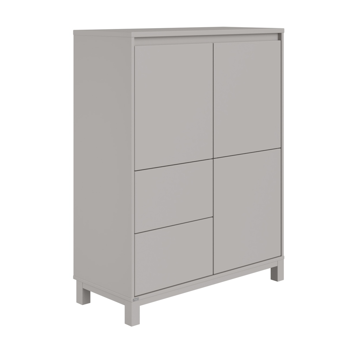 Highboard 2 Türen 2 Schubladen OLLI Paidi manhattangrau