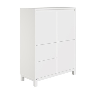 Highboard 2 Türen 2 Schubladen OLLI Paidi weiß