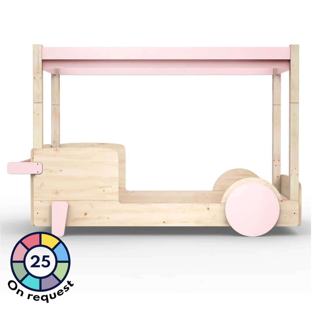 Himmelbett 90x190cm DISCOVERY Mathy by Bols puderrosa