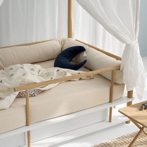 Himmelbett CAMP 90x180cm weiß/Eiche Oliver Furniture