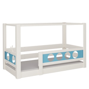 Himmelbett Pirat DELUXE de Breuyn geweißt-blau