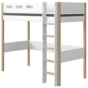 Hochbett 200x90cm NOR Flexa Eiche-weiß