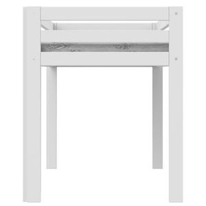 Hochbett 90x200cm ELEMENTS Lifetime weiß