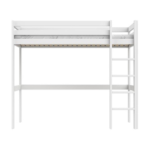 Hochbett 90x200cm ELEMENTS Lifetime weiß