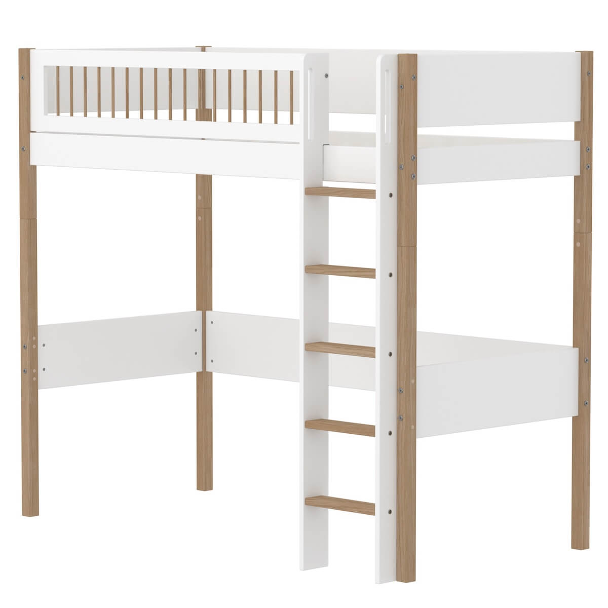 Hochbett 90x200cm NOR Flexa oak