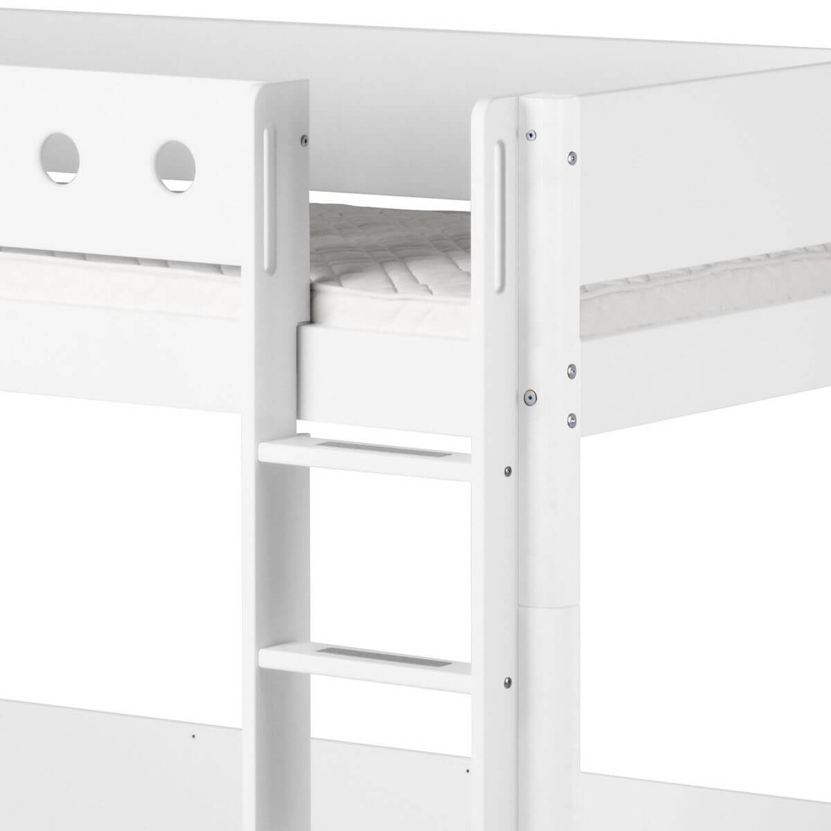 Hochbett mitwachsend 90x200cm WHITE Flexa weiß-weiß