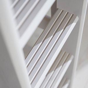 Hochbett XL 90x200cm gerade Leiter CLASSIC Flexa grey washed