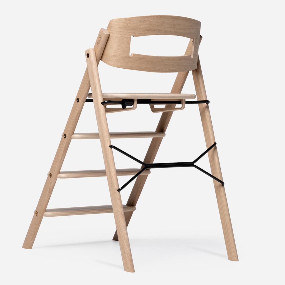 Hochstuhl aus natürlicher Eiche KLAPP Kaos