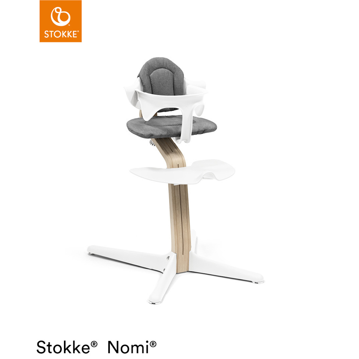 Hochstuhl NOMI Stokke Natural-weiß