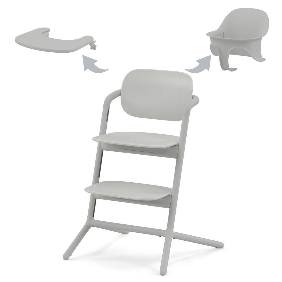 Hochstuhl Set LEMO 3in1 Cybex Suede Grey