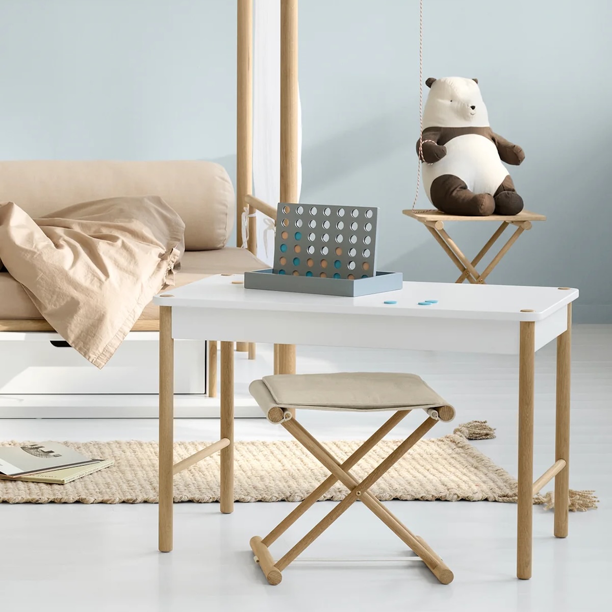 Hocker CAMP Junior Eiche Oliver Furniture