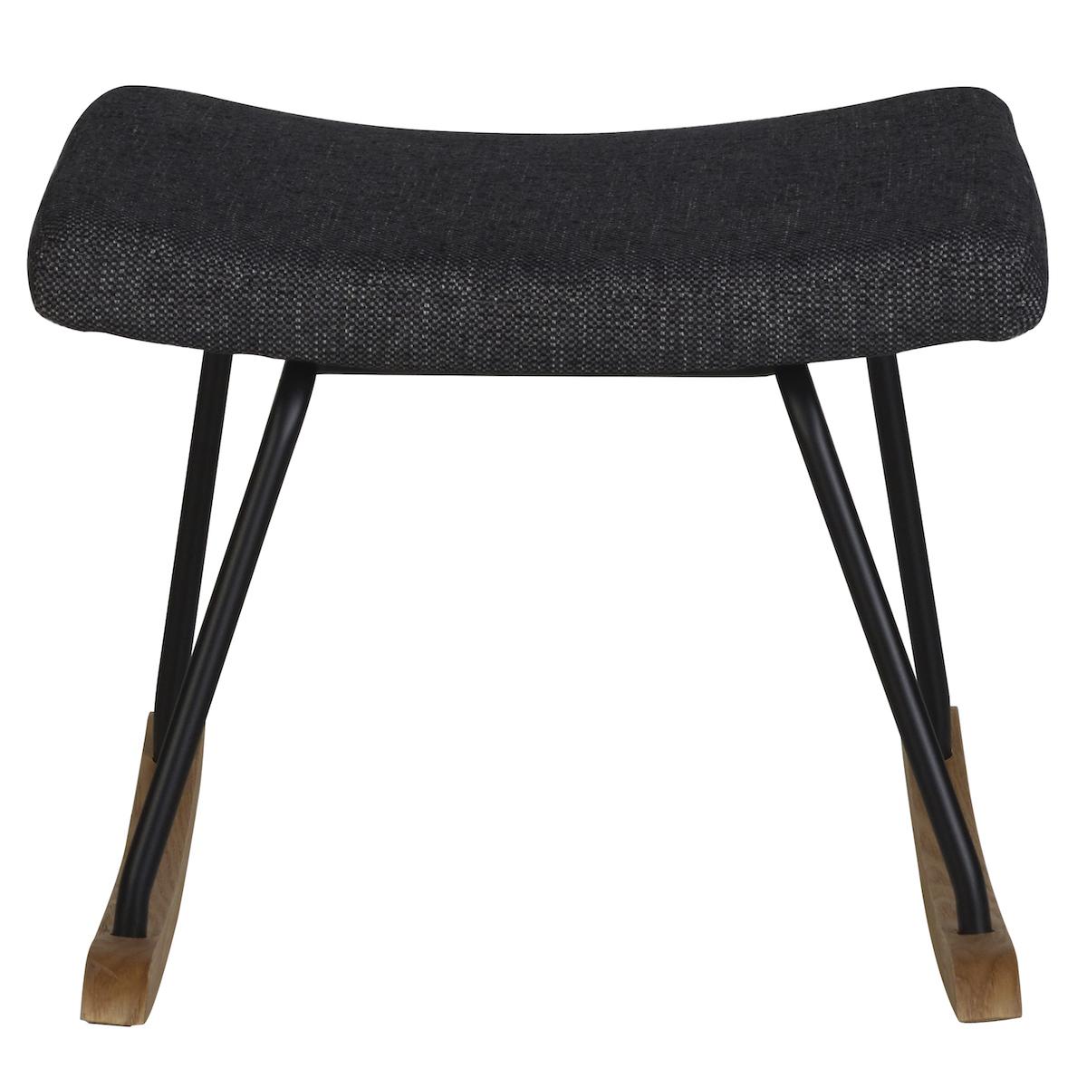 Hocker FOR ROCKER DE LUXE Quax schwarz