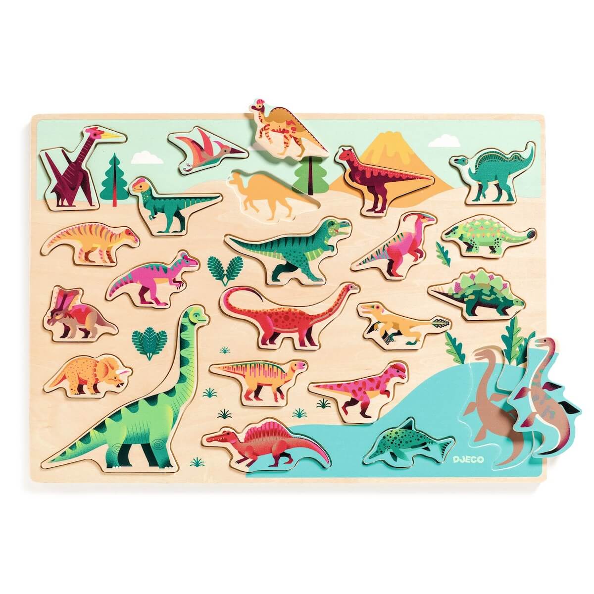 Holzpuzzle DINO Djeco