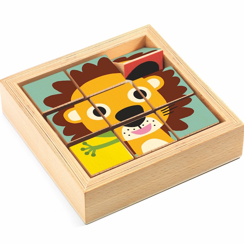 Holzpuzzle TOURNANIMO Djeco