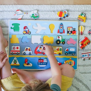 Holzpuzzle VROOM Djeco