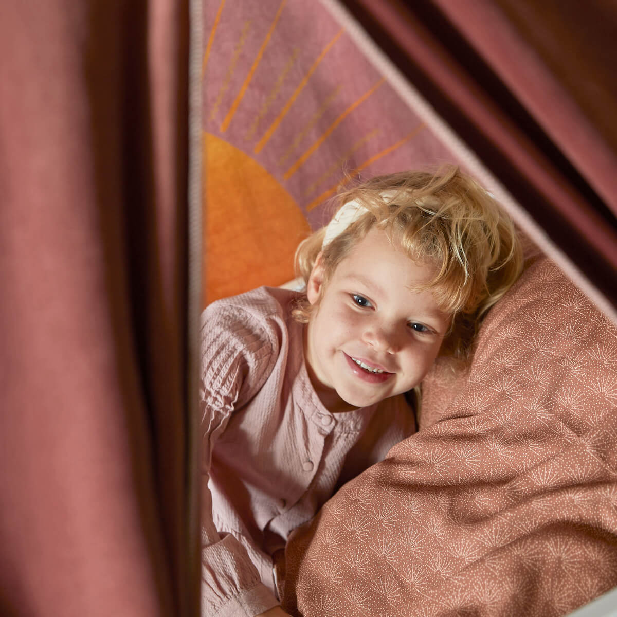 House Bed Decke - Sunset Dreams 40% Co, 60% Pes/Velours 100% Pes/ Pes Gesteppt Lifetime