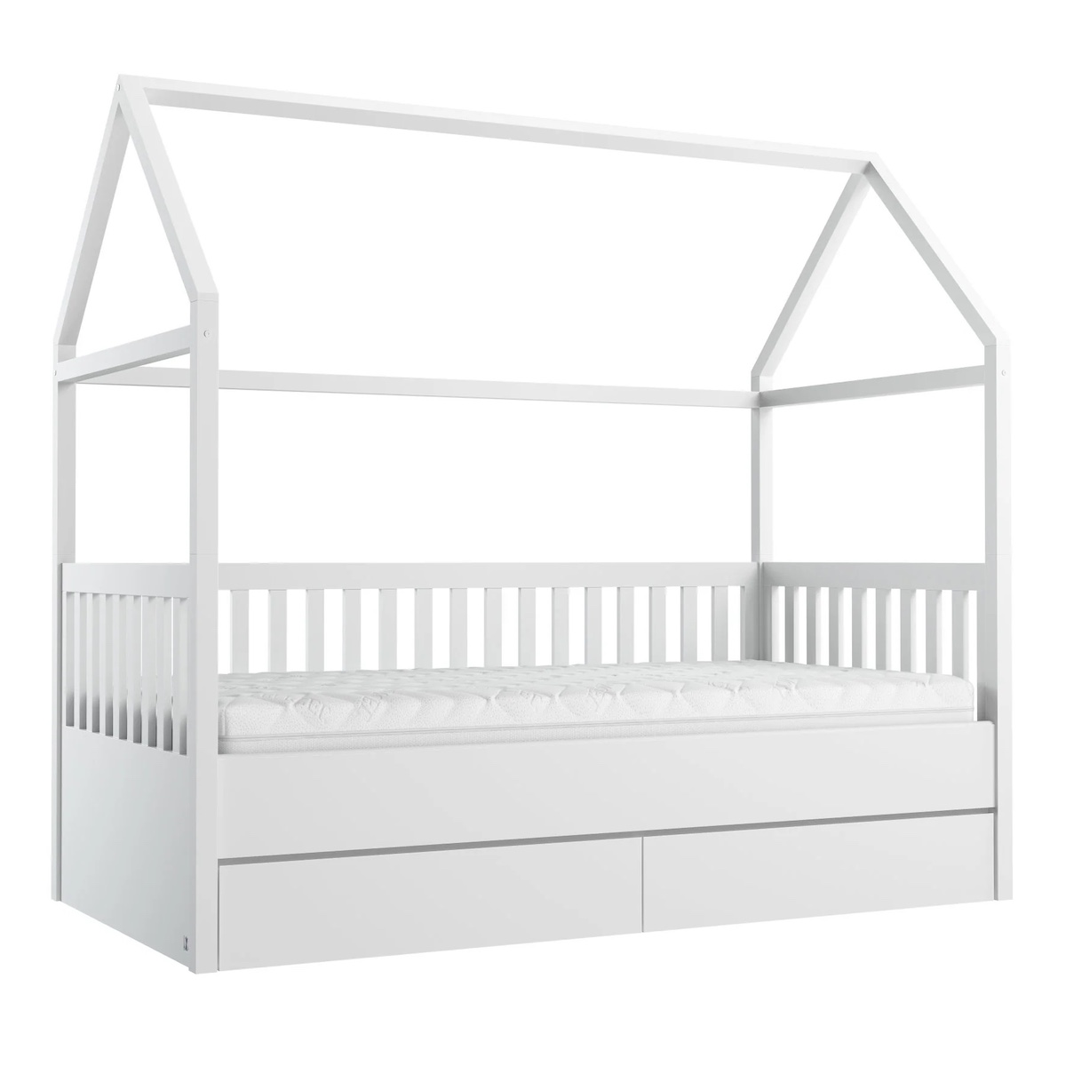 Housebed PRESTIGE 100x200cm 2 Schubladen Lui e Lei