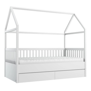 Housebed PRESTIGE 100x200cm 2 Schubladen Lui e Lei