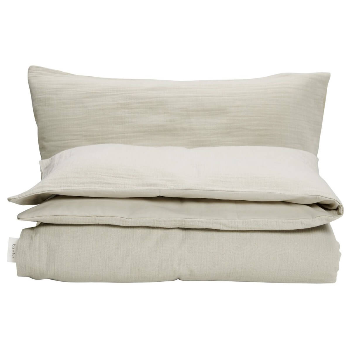 Housse de couette FARO Koeka sage