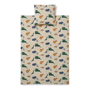 Housse de couette junior INGEBORG Liewood dinosaurs mist